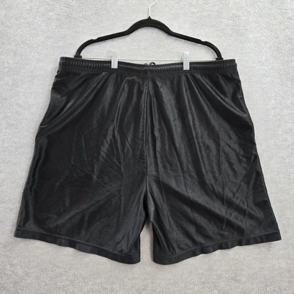 VINTAGE Nike Men Activewear Shorts XL Black Made in USA‎ Swoosh Logo 7